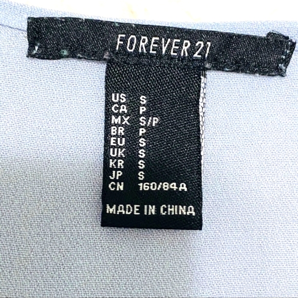 Forever 21 Grayish Light Blue Open Kimono Style Cardigan Size Small - Picture 3 of 7